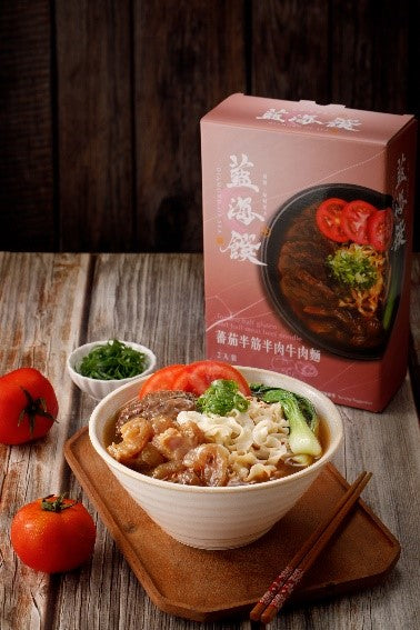 Tomato half-gluten and half-meat noodles (pack of 2)